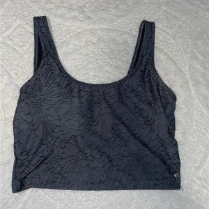 Womens size L crop bra tank